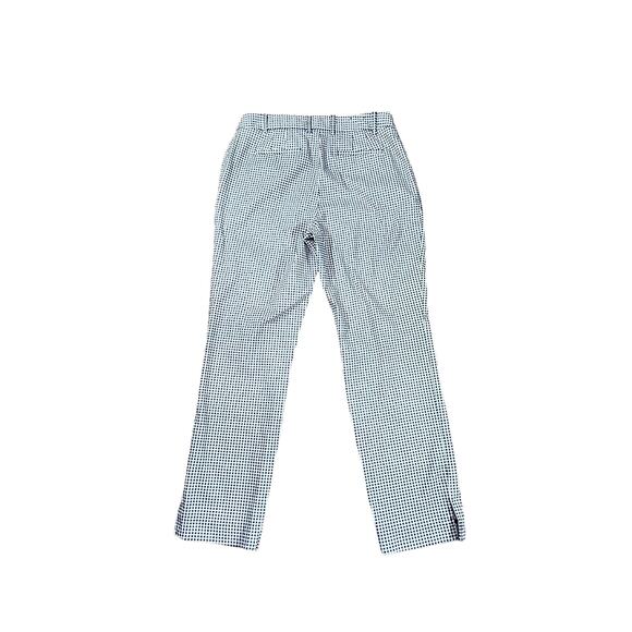 Jones New York Grace Ankle Dress Pants Womens 8 Gingham Check Plaid Black White - Picture 2 of 9